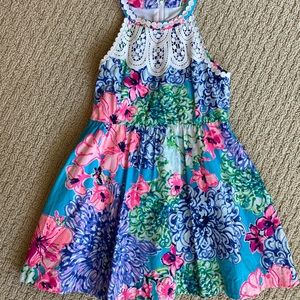 Lilly Pulitzer Girls Floral Spring Summer Dress